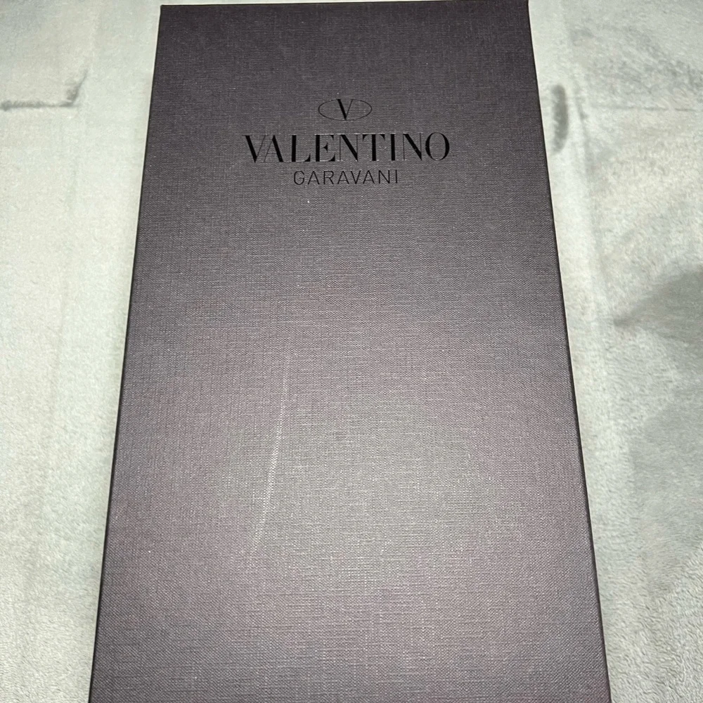Valentino Camouflage Pool Slides - Blue with Orange Pattern - Picture 7 of 9